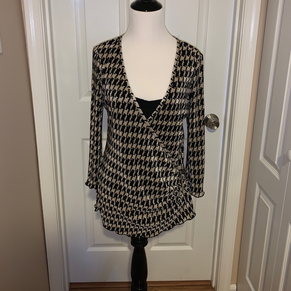 Nicola Top with silver buckle embellishment